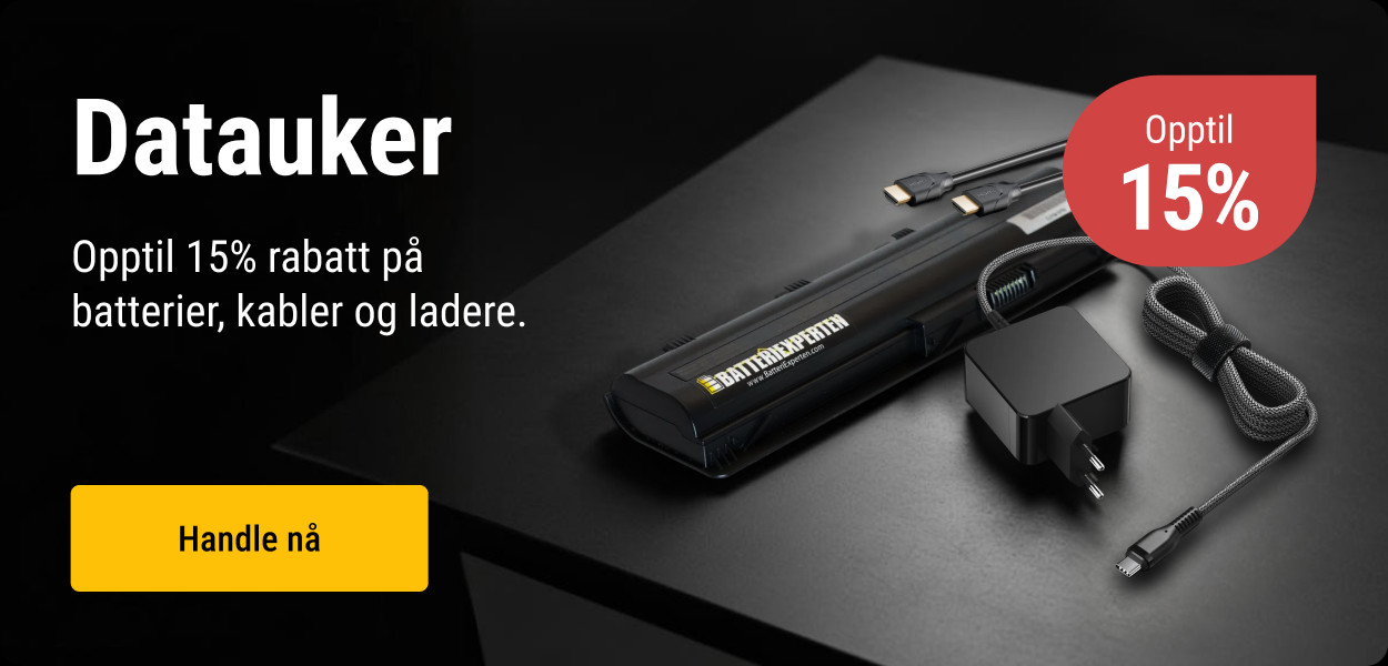 Datauker opptil 15%