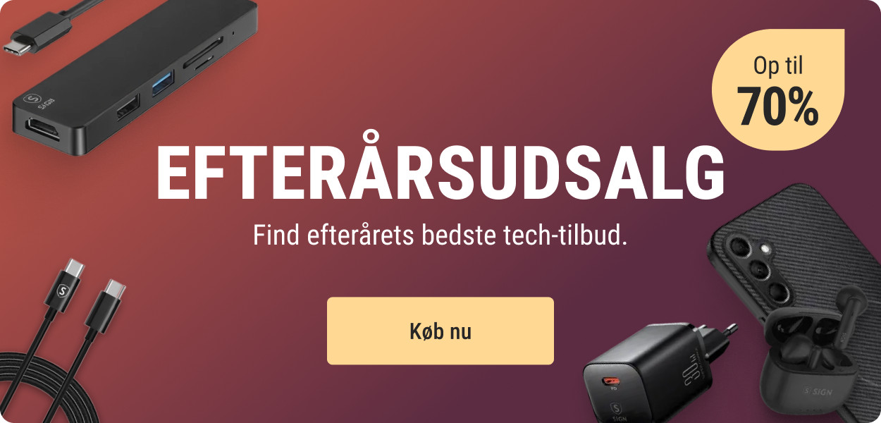 Efterårsudsalg op til 70%