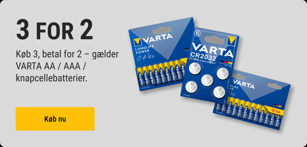 VARTA 3 FOR 2