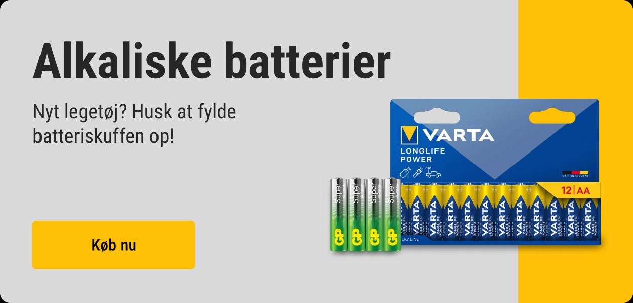 Alkaliske batterier