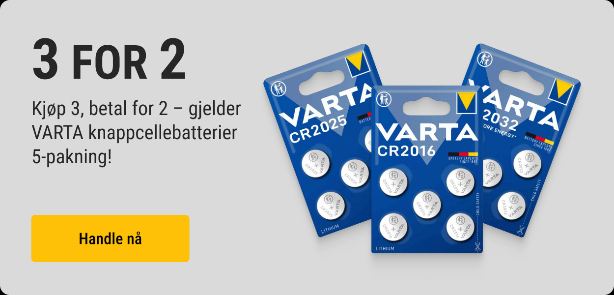 3 for 2 varta