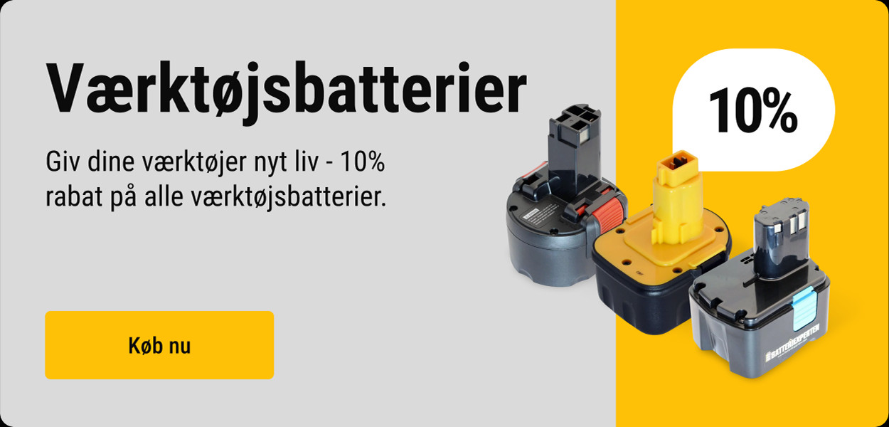 Værktøjsbatterier