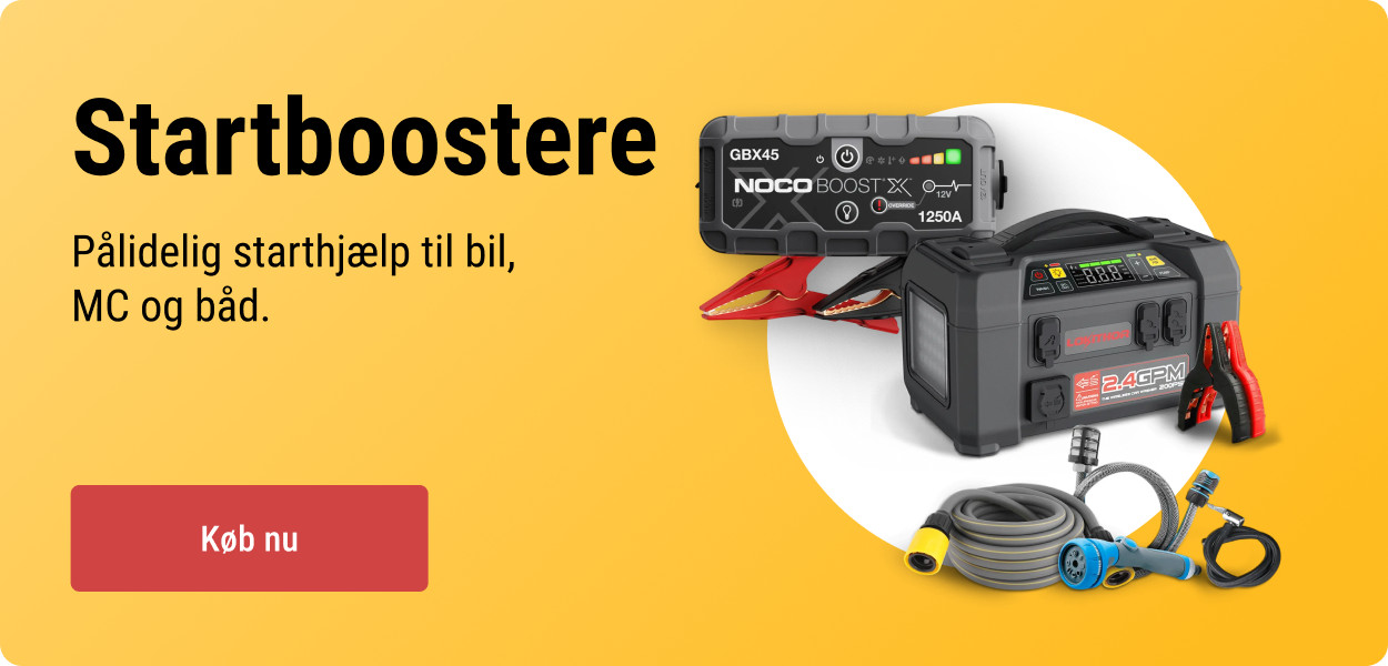 Starthjælp & Startbooster