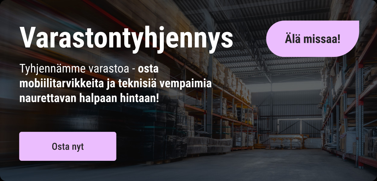 Varastontyhjennys meillä osoitteessa Tekniikkaosat.fi