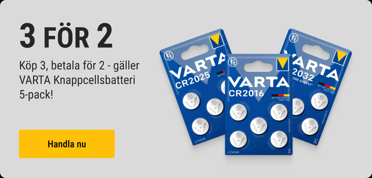 3 för 2 varta