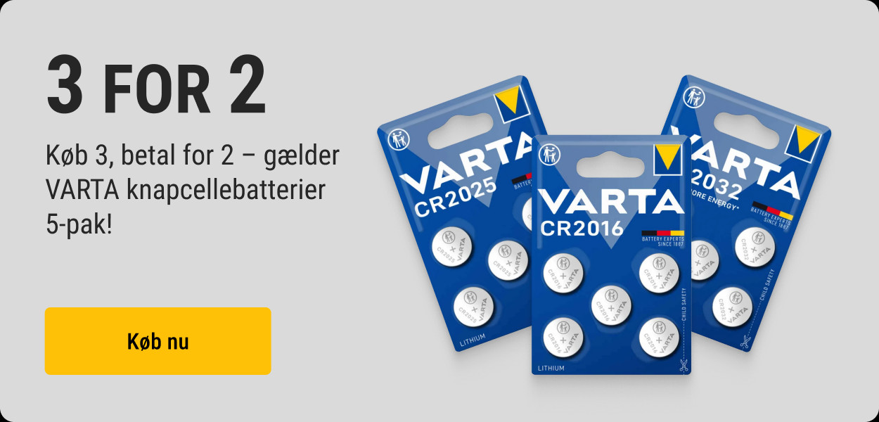 3 for 2 varta