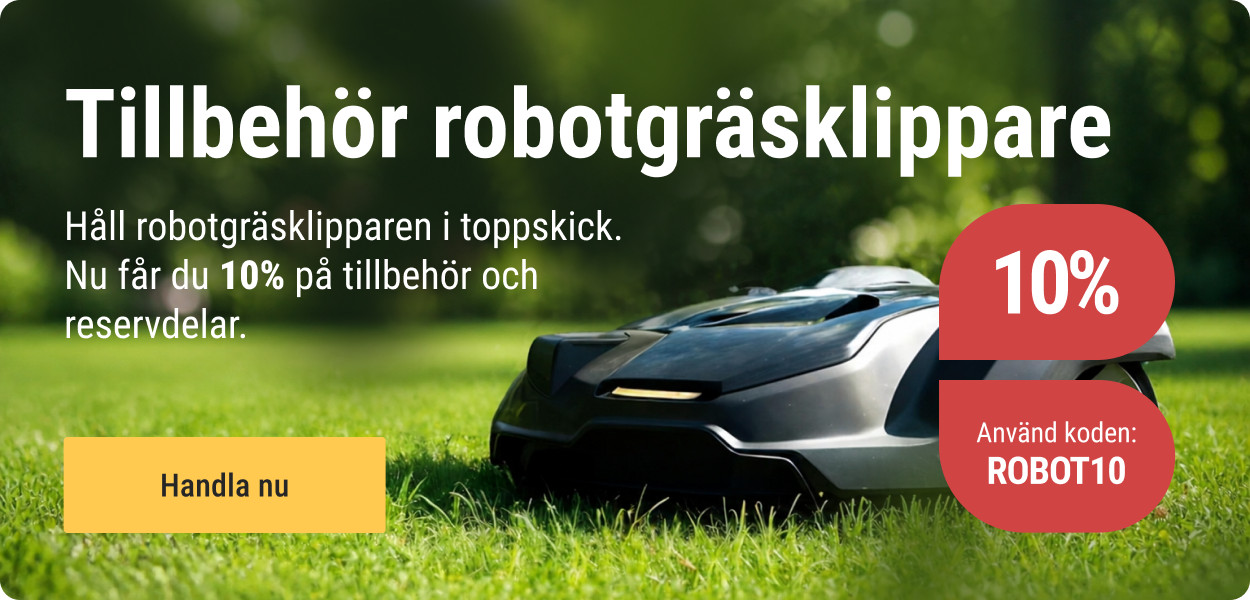 Tillbehör robotgräsklippare 10%