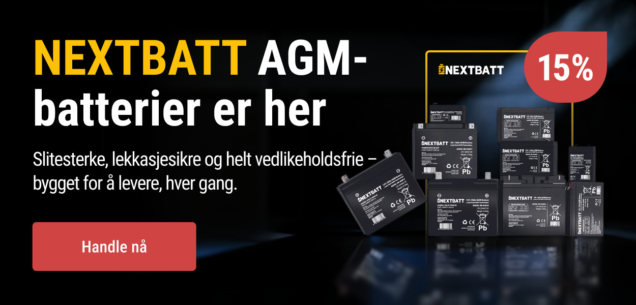 NEXTBATT AGM Batterier