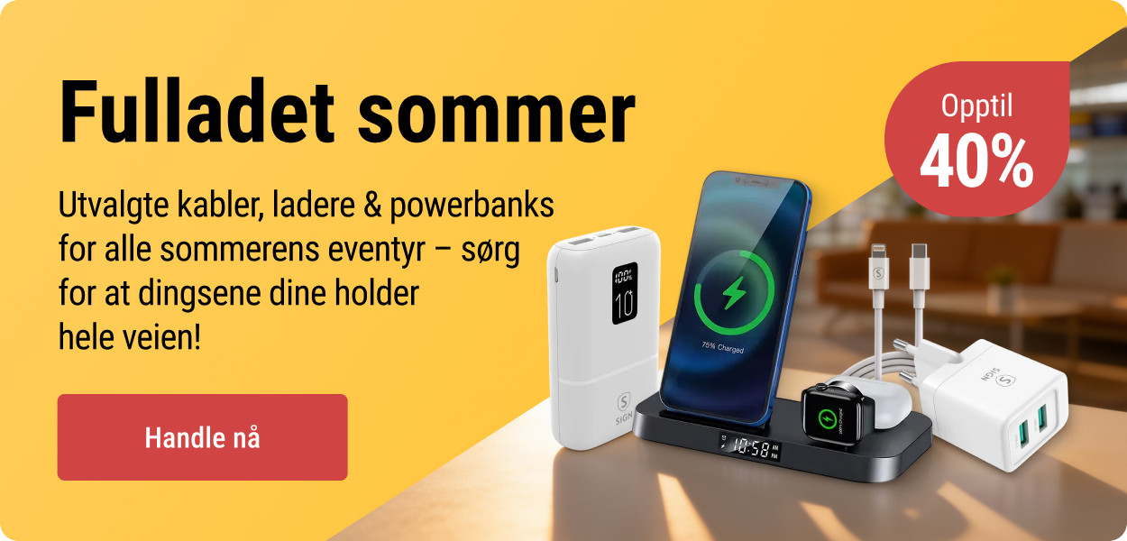 Fulladet sommer opptil 40%