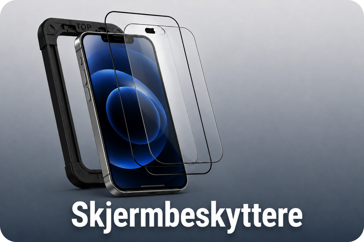 Skjermbeskyttere & Linsebeskyttere