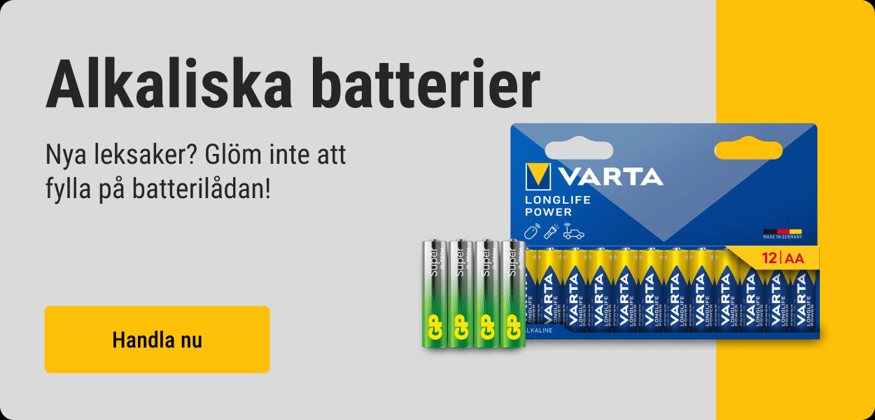 Alkaliska batterier