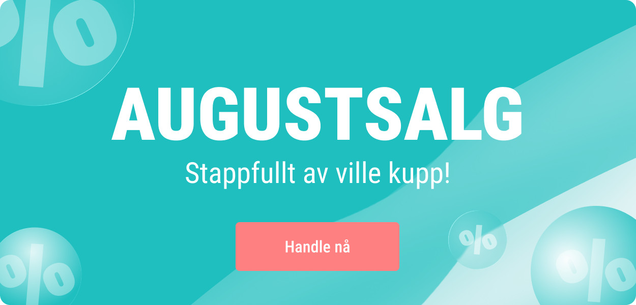 Augustsalg – opptil 70 %