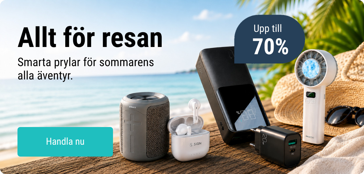 Allt för resan upp till 70%