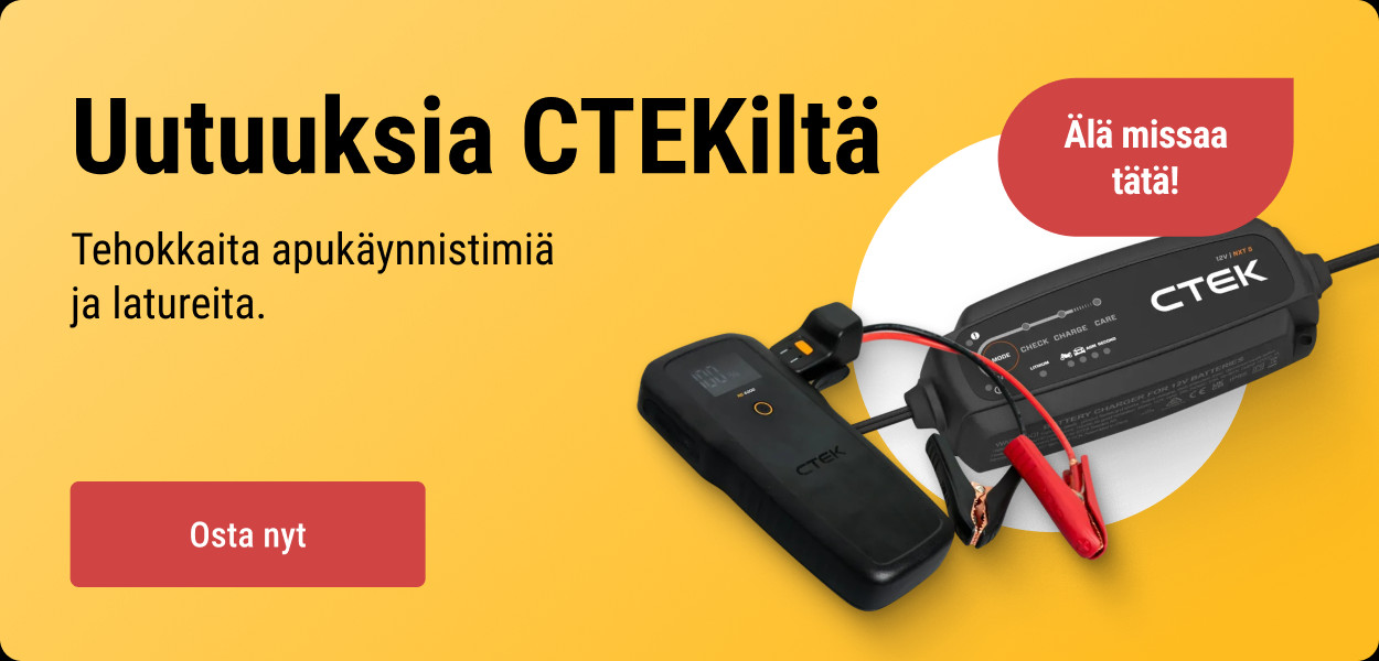 Uutuuksia CTEKiltä