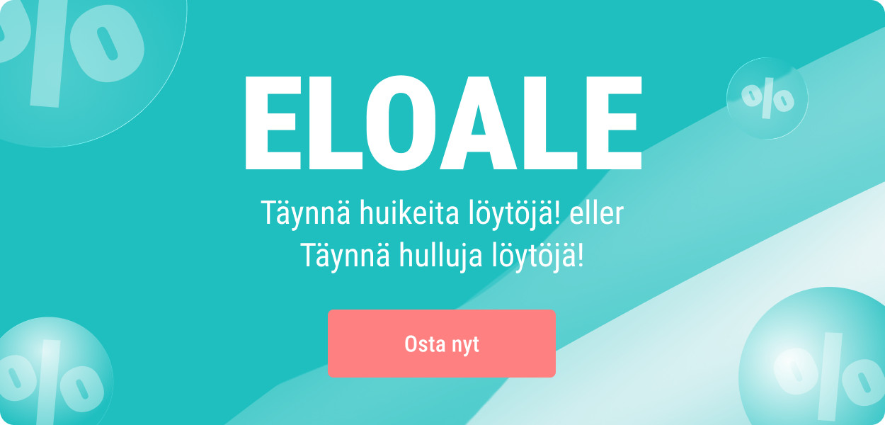 Elokuun ale – jopa 70 %