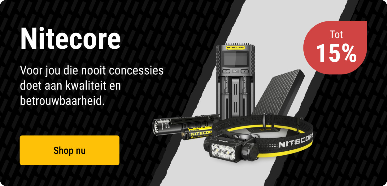 Nitecore – Tot 15% korting