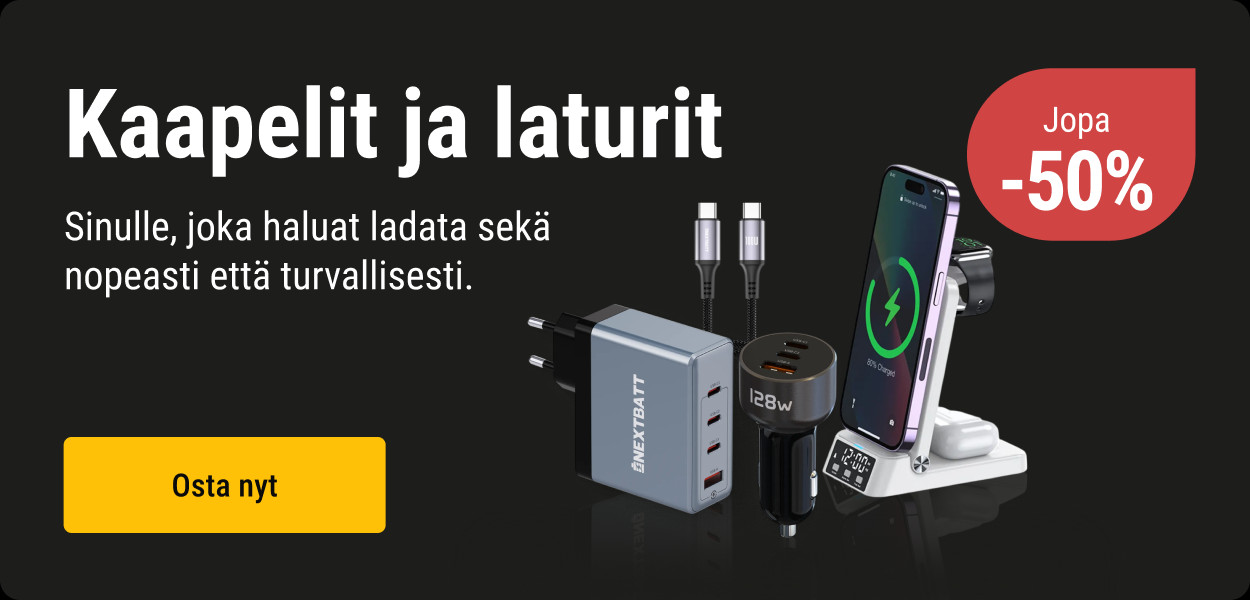 Kaapelit ja laturit
