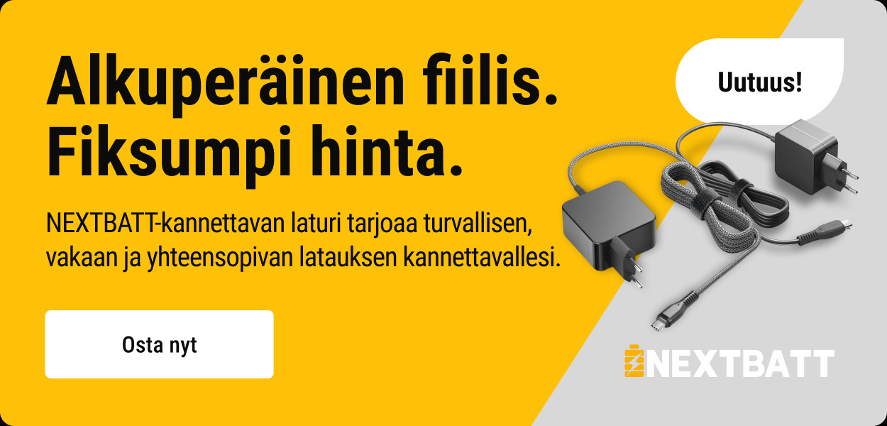 NEXBATT tietokoneen laturi