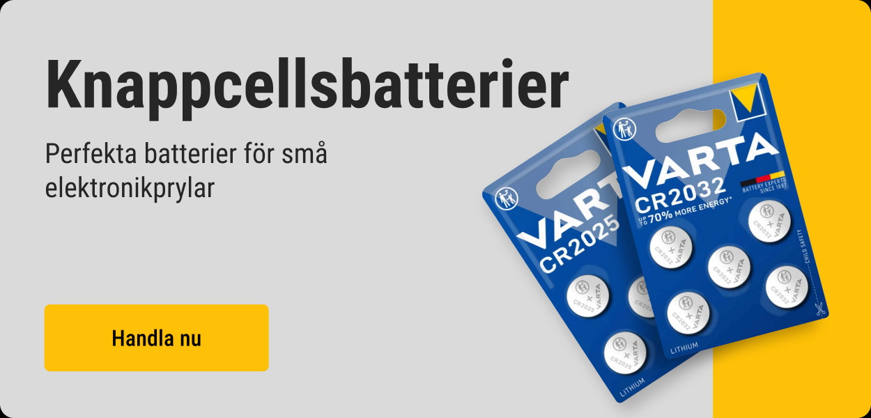Knappcellsbatterier
