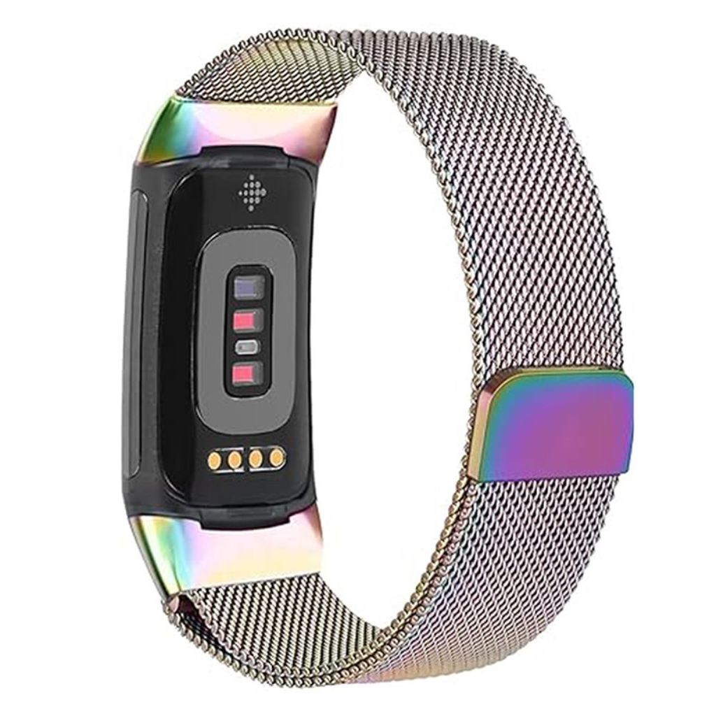 KALEBOL Fitbit Charge 6/5 Klokkereim i rustfritt stål - Flerfarget