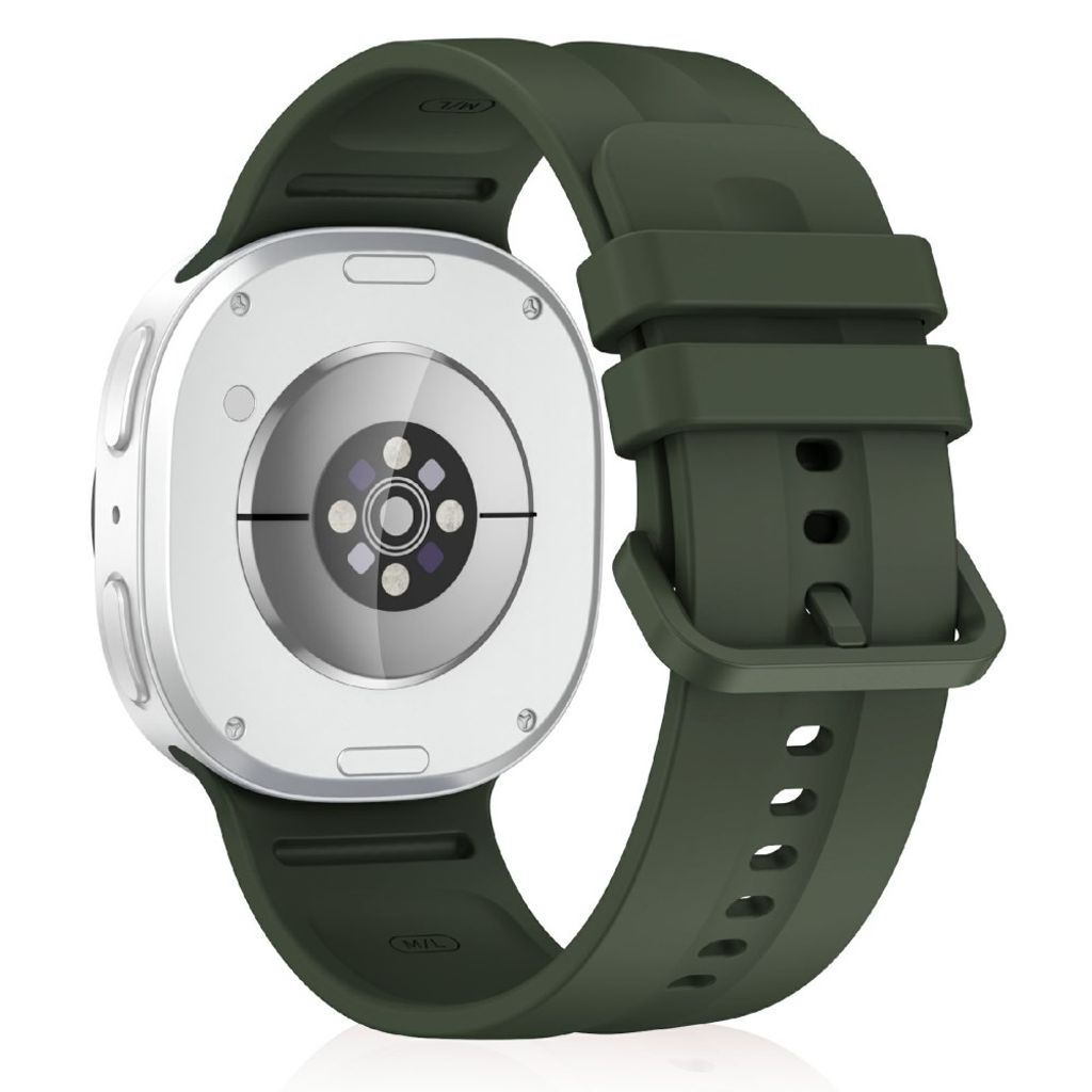 Samsung Galaxy Watch9/15 silikon klokkerem med hurtigfeste L - Grønn