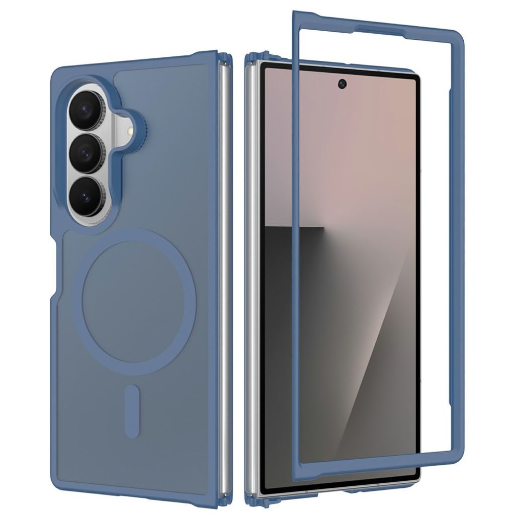 Samsung Galaxy Z Fold8 Ultra MagSafe cover med akrylbagside - Blå
