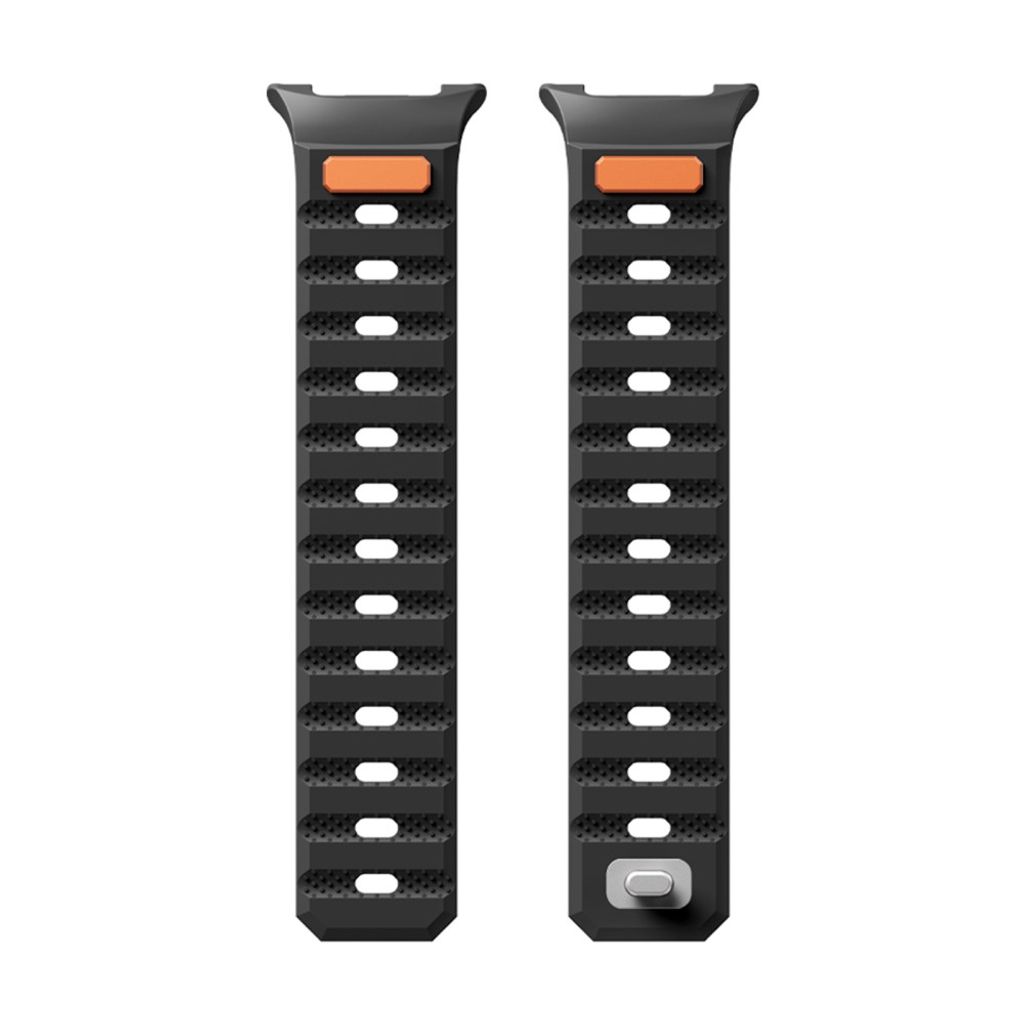 Samsung Galaxy Watch9/9 Classic/8/8 Classic Magnetisk silikon klokkerem - Svart