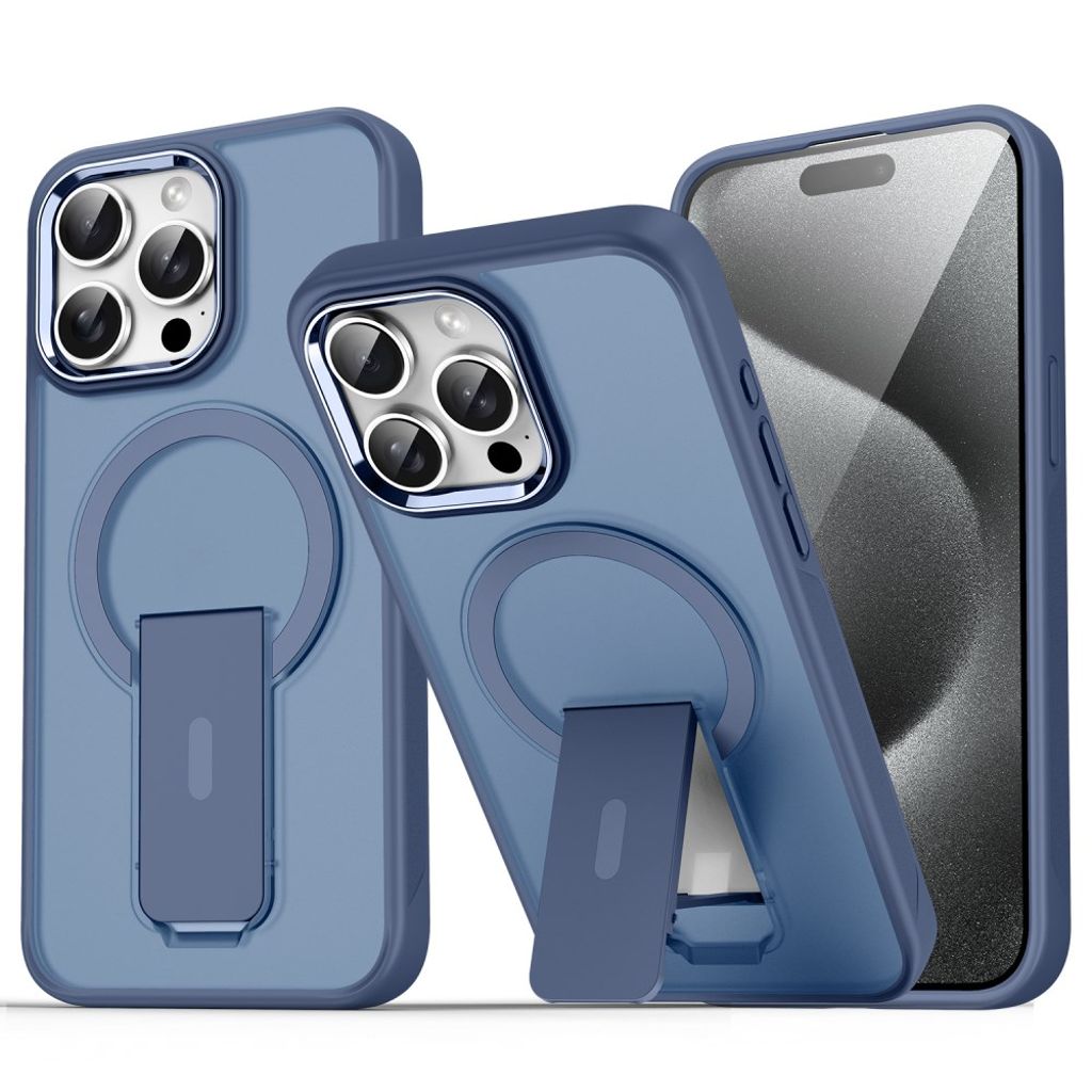 iPhone 14 Pro Max Case MagSafe Compatible Kickstand - Dark Blue