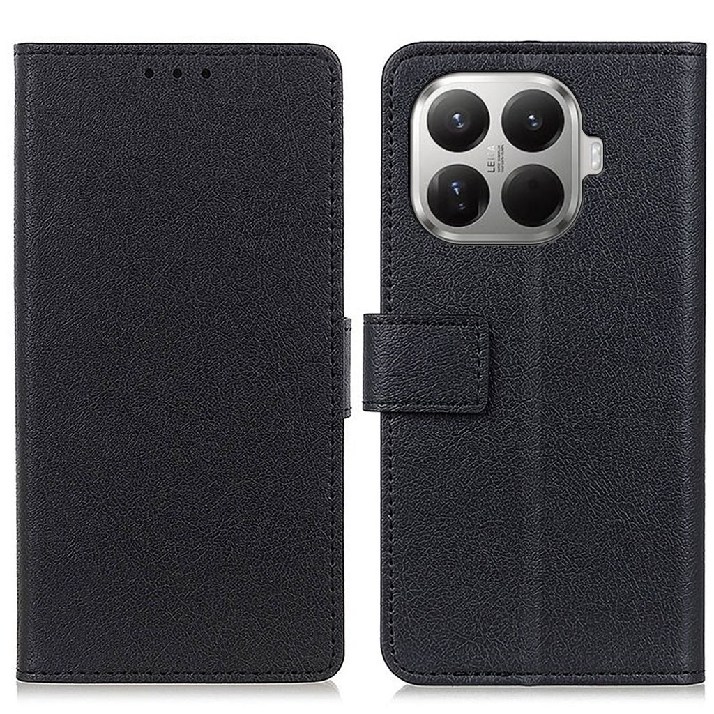Xiaomi 17T Pro Plånboksfodral i PU-läder - Svart