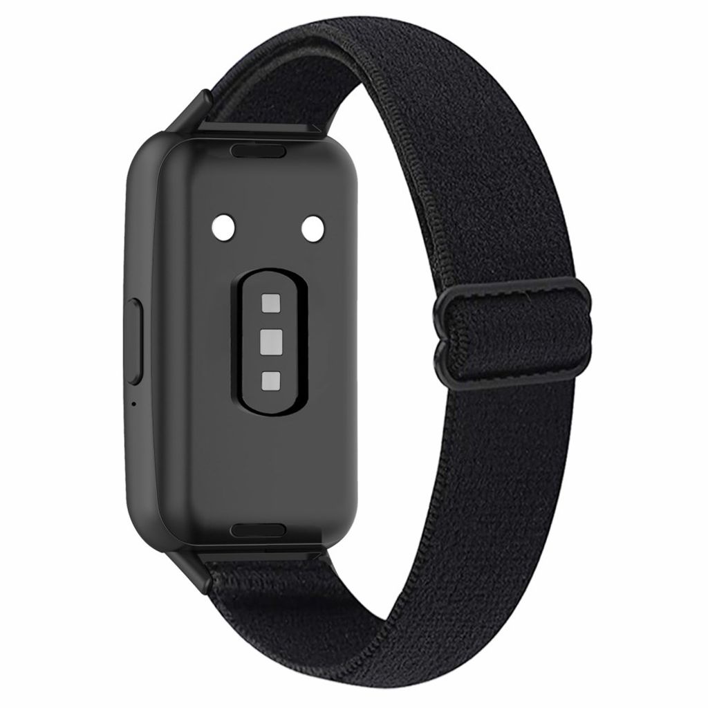 Samsung Galaxy Fit3 Klockarmband Elastisk Nylon Justerbar – Svart
