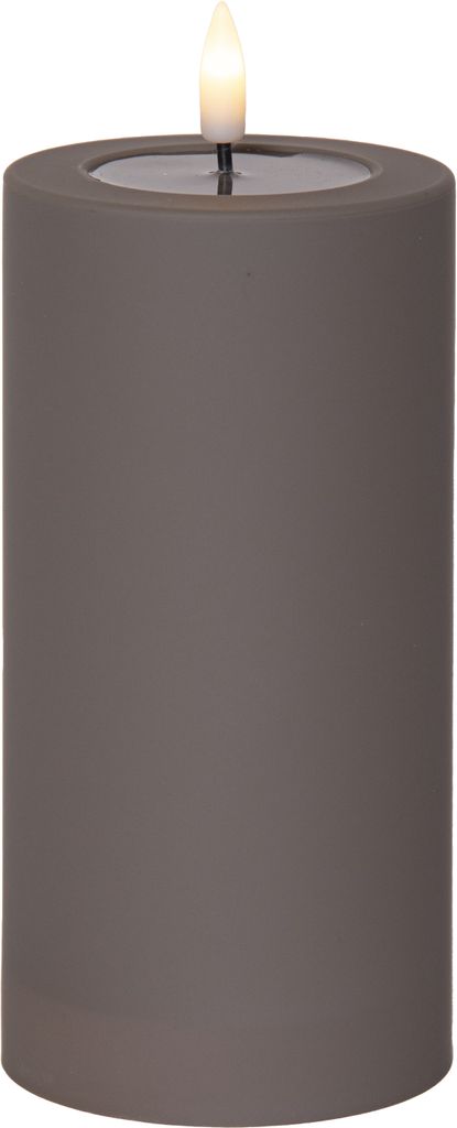 LED BLOCKLJUS FLAMME SOFT MULLVAD / 17,5 CM / TIMER / INOMHUS/UTOMHUS