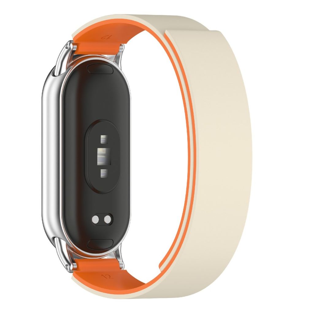 Xiaomi Smart Band 10 Kellonranneke, Silikoni - beige, oranssi