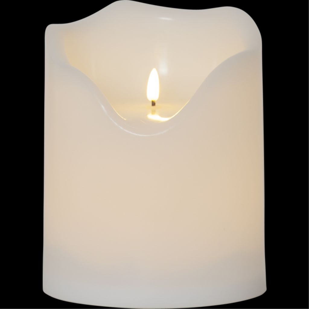 LED-KYNTILÄNLIEKKI GRAND VALKOINEN / 20 CM / AJASTIN / ULKOKÄYTTÖÖN