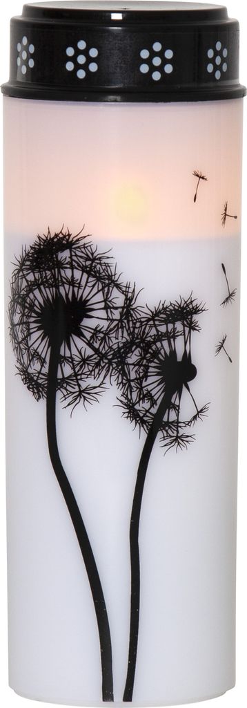 LED GRAVLJUS DANDELION / 21cm / BATTERI / TIMER / UTOMHUS