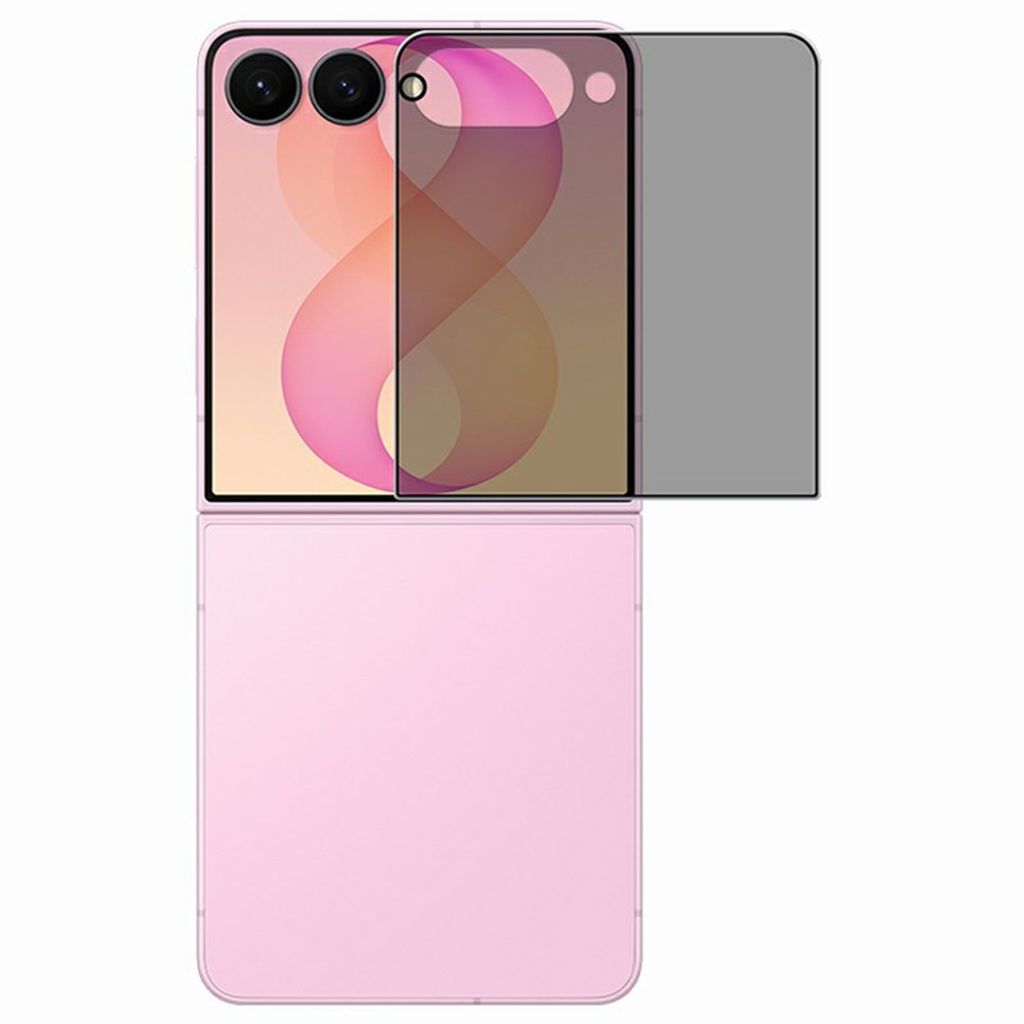 Samsung Galaxy Z Flip8 Privacy Skärmskydd Aluminium-Silikonglas