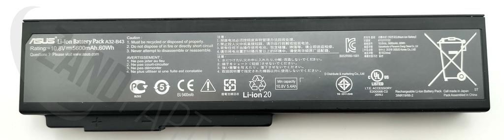 Asus B43 BATTERY/BOSTON FPACK/A31-B43
