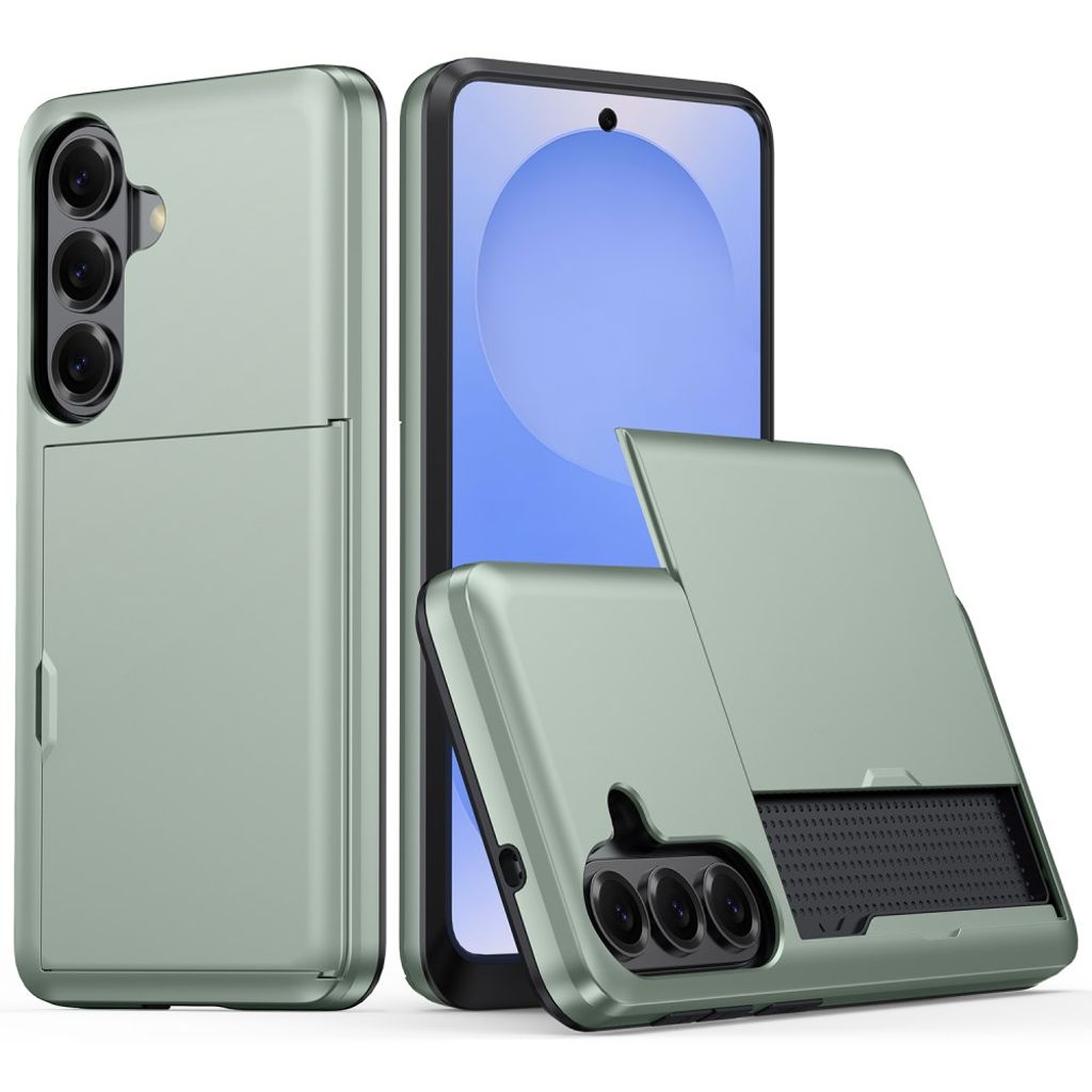 AMORUS Samsung Galaxy S26 Plus Case Card Holder - Green