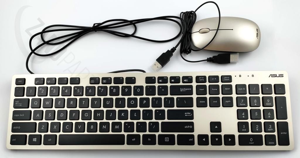 Asus AIO/ZEN/Keyboard+Mouse USB/GOLD US-International English
