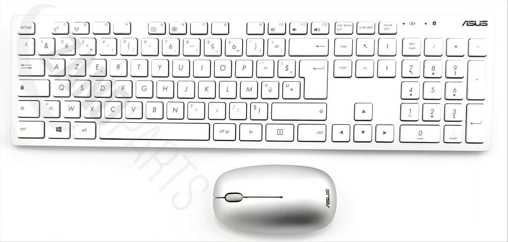 Asus AIO/ZEN/Keyboard+Mouse RF24/WHT French