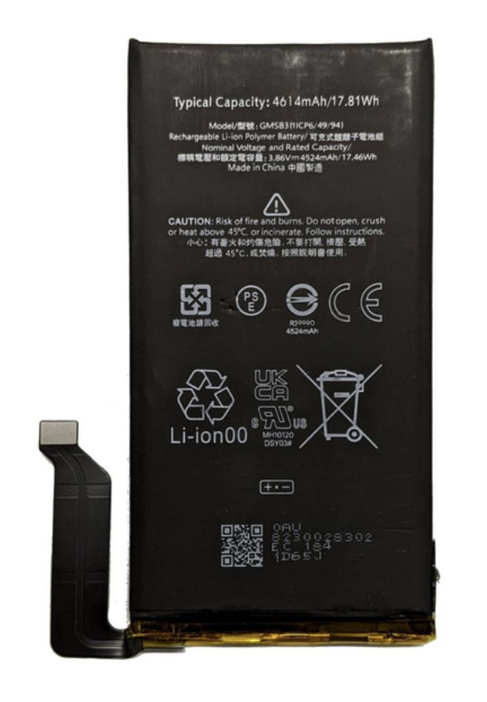 Google Pixel 9 Pro XL Battery