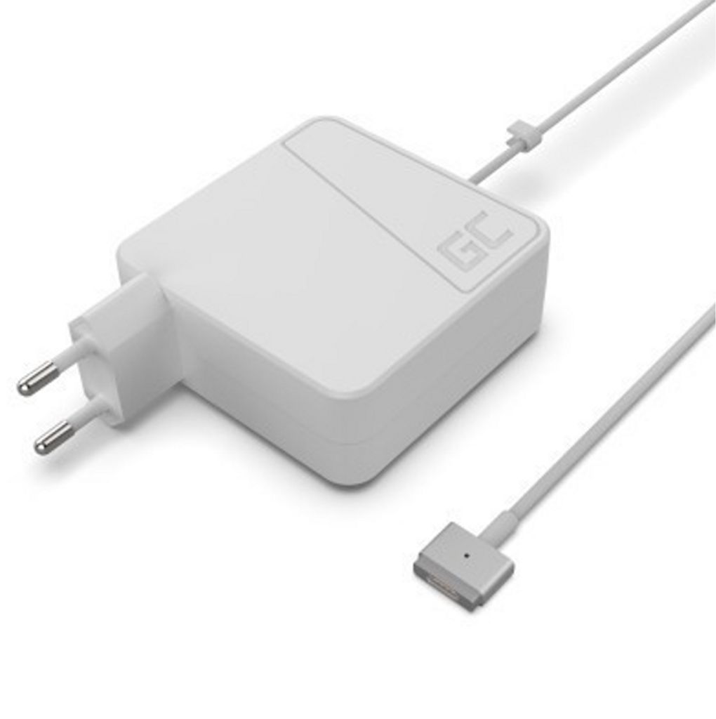 MagSafe 2 Apple Macbook Lader, 60W, 3.65A  Hvit