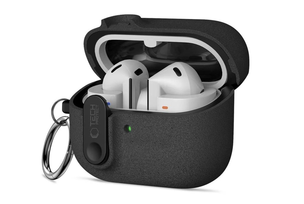 Tech-Protect Slim Hook Skal till Samsung Galaxy Buds 3 / 3 FE / 3 Pro - Svart