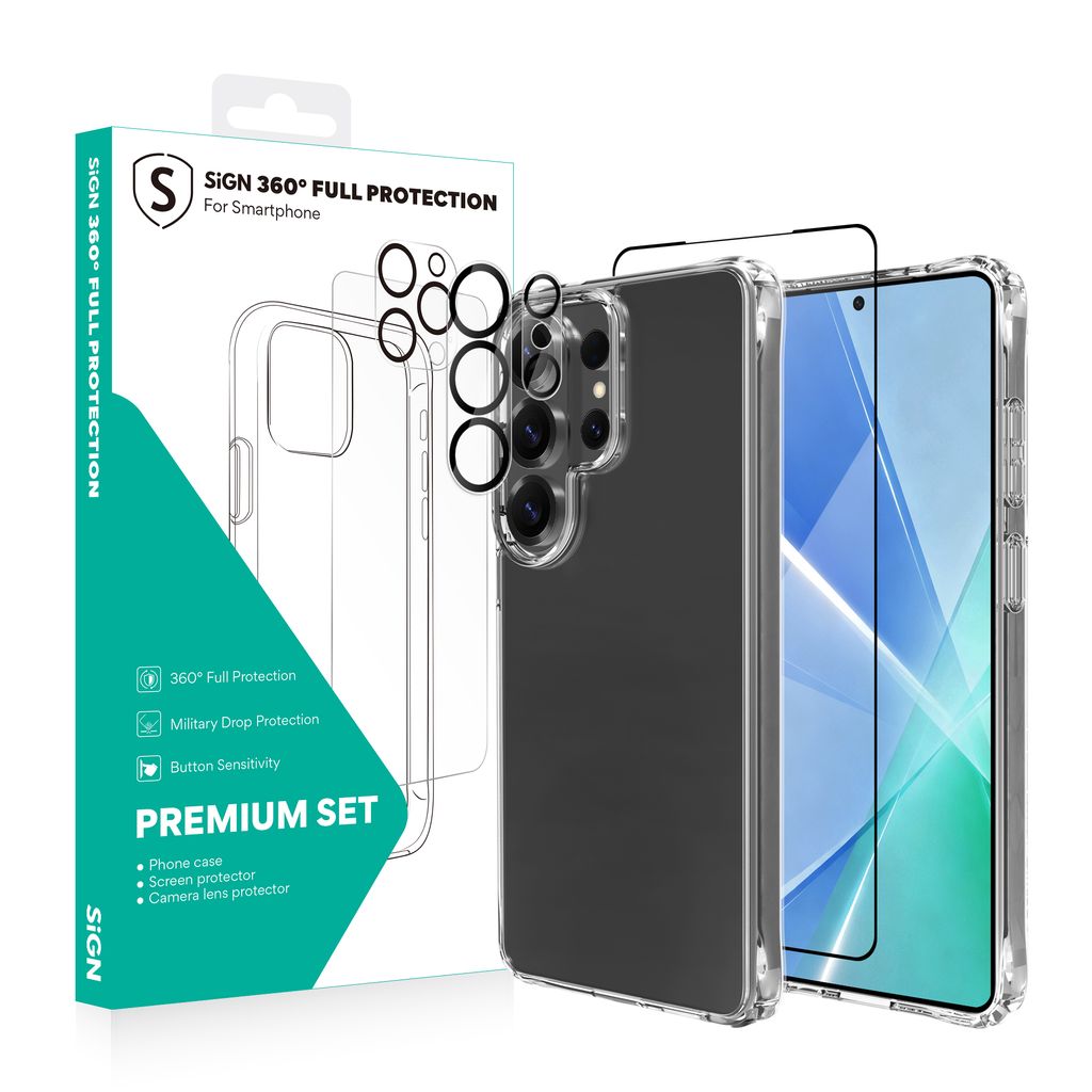 SiGN 360 täydellinen suojapaketti Samsung Galaxy S26 Ultraille