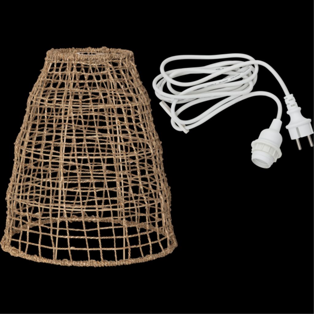 Star Trading lampskärm Tove för utomhusbruk – natur 33 cm