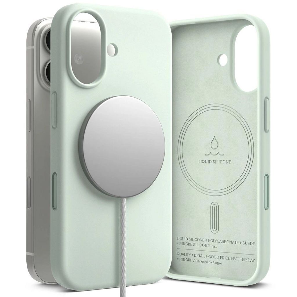 Ringke Silicone Magnetic MagSafe Case for iPhone 17 Pro - Mint