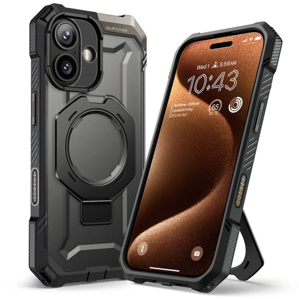 Supcase UB Grip MagSafe Cover till iPhone 17 - Sort