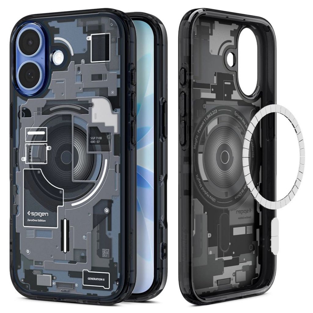 Spigen Ultra Hybrid MagSafe Zero One Case for iPhone 17 - Black