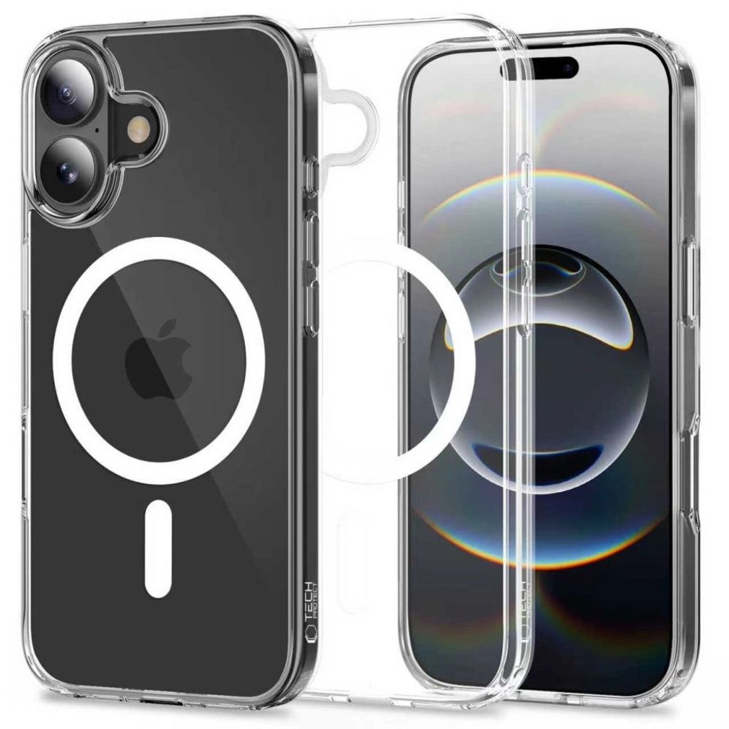 Tech-Protect FlexAir Hybrid MagSafe Case for iPhone 17 - Clear