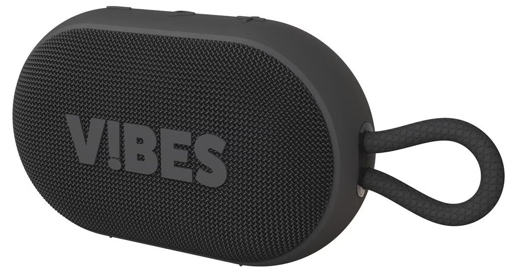 Exibel Vibes portabel, trådlös högtalare, vattentät - Svart