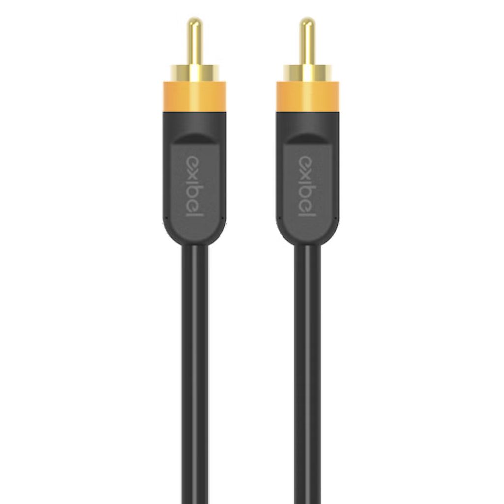 Exibel video-/lydkabel RCA, 3m